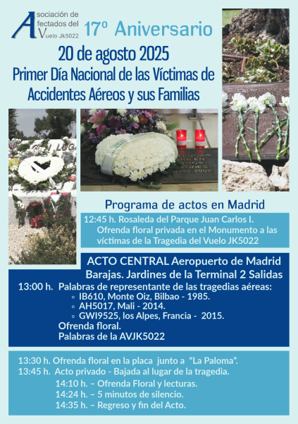 Programa de actos en Madrid